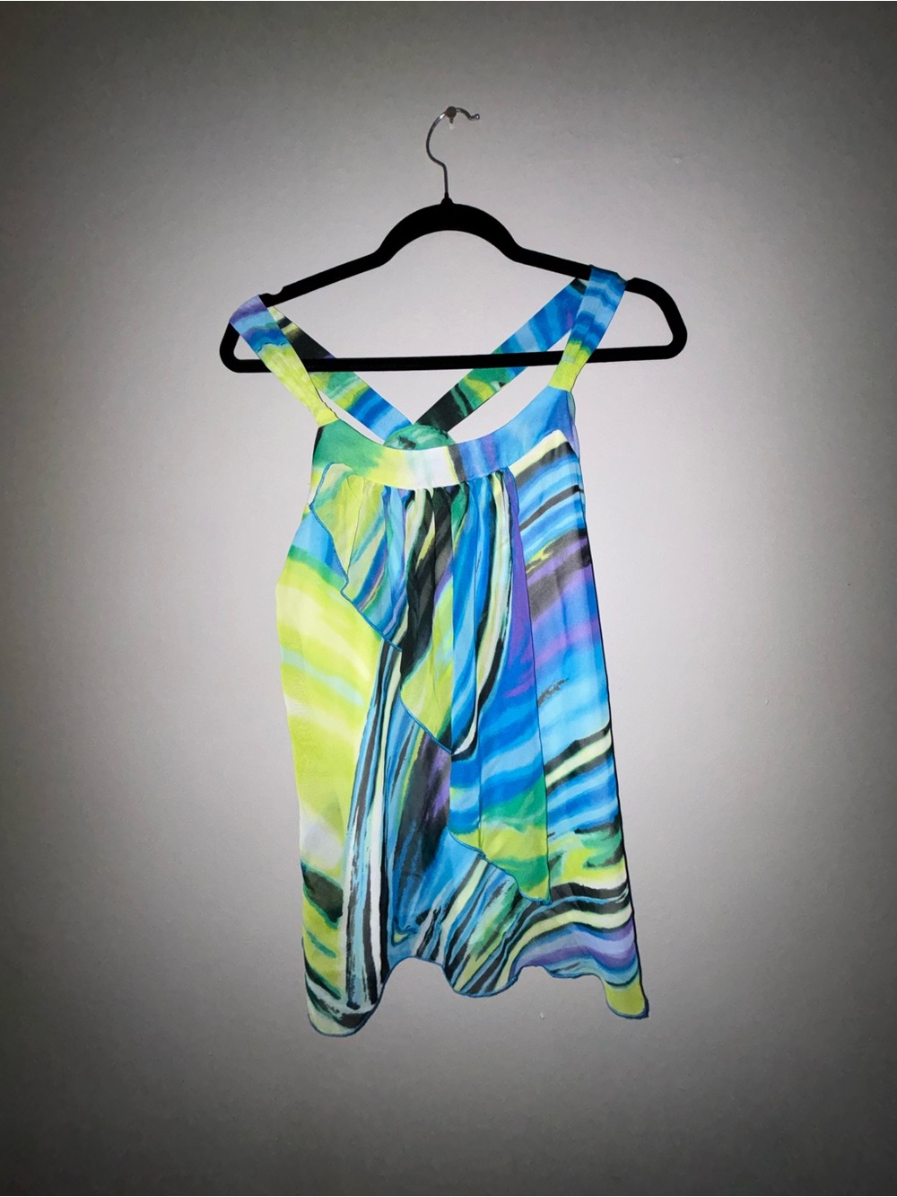 La Belle Abstract Y2K Artsy Top